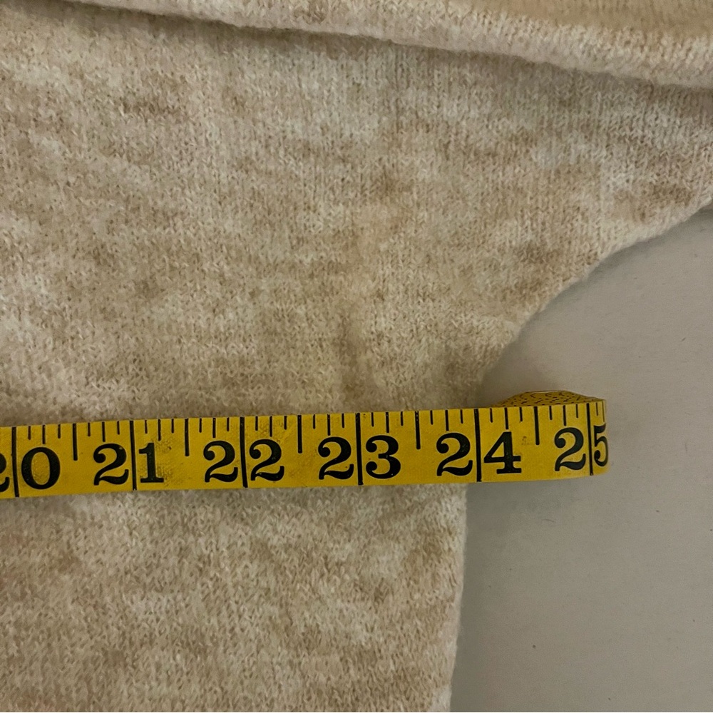 Grade & Gather Cozy Tan Open Front Cardigan Duster with Pockets - Picture 12 of 13